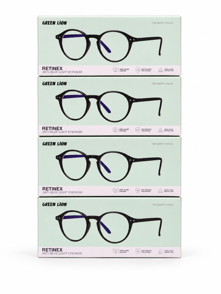 Green Lion Retinex Anti-Blue Light Computer Glasses