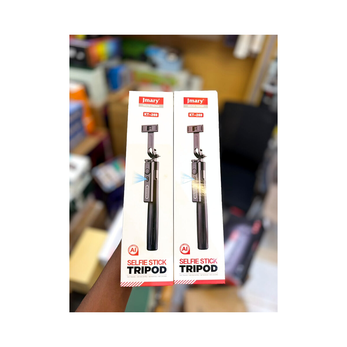 Jmary KT-269 AI Face-Tracking Selfie Stick Tripod