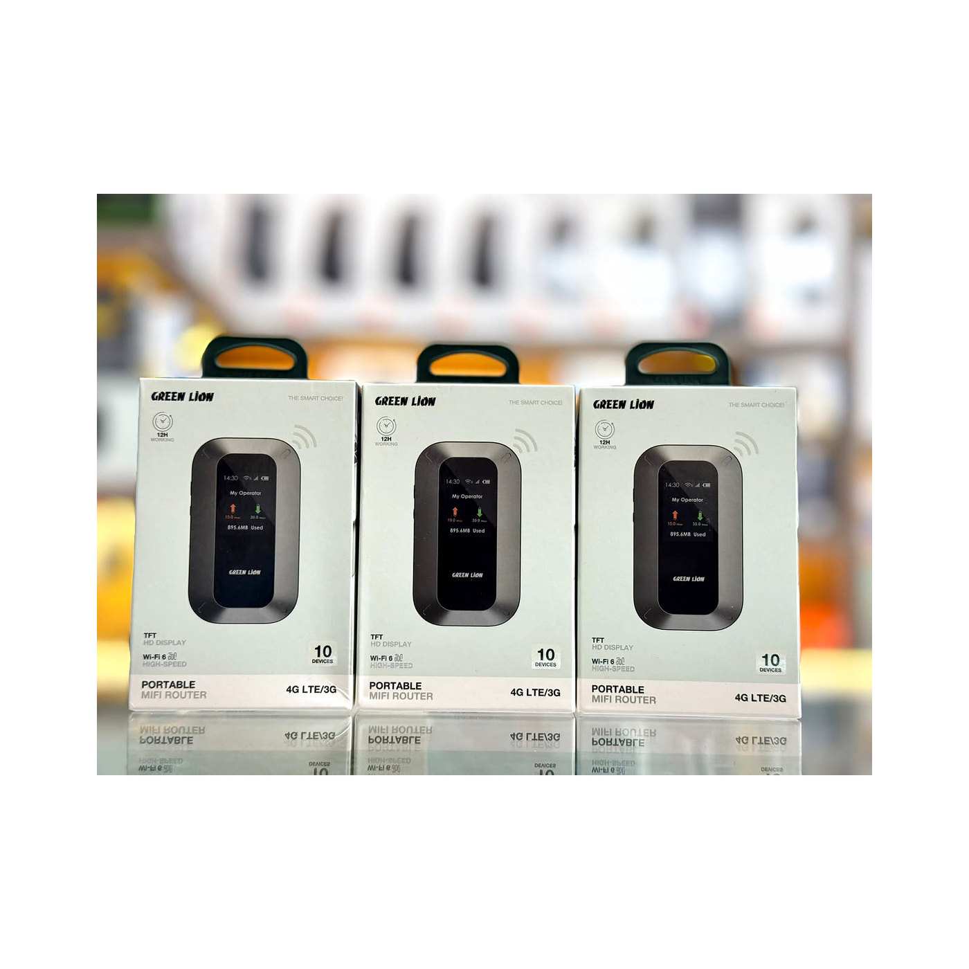 Green Lion Portable 4G LTE Wi-Fi 6 MiFi Router