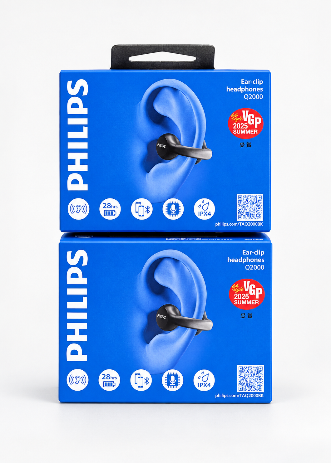 Philips Q2000 Ear-Clip True Wireless Earbuds