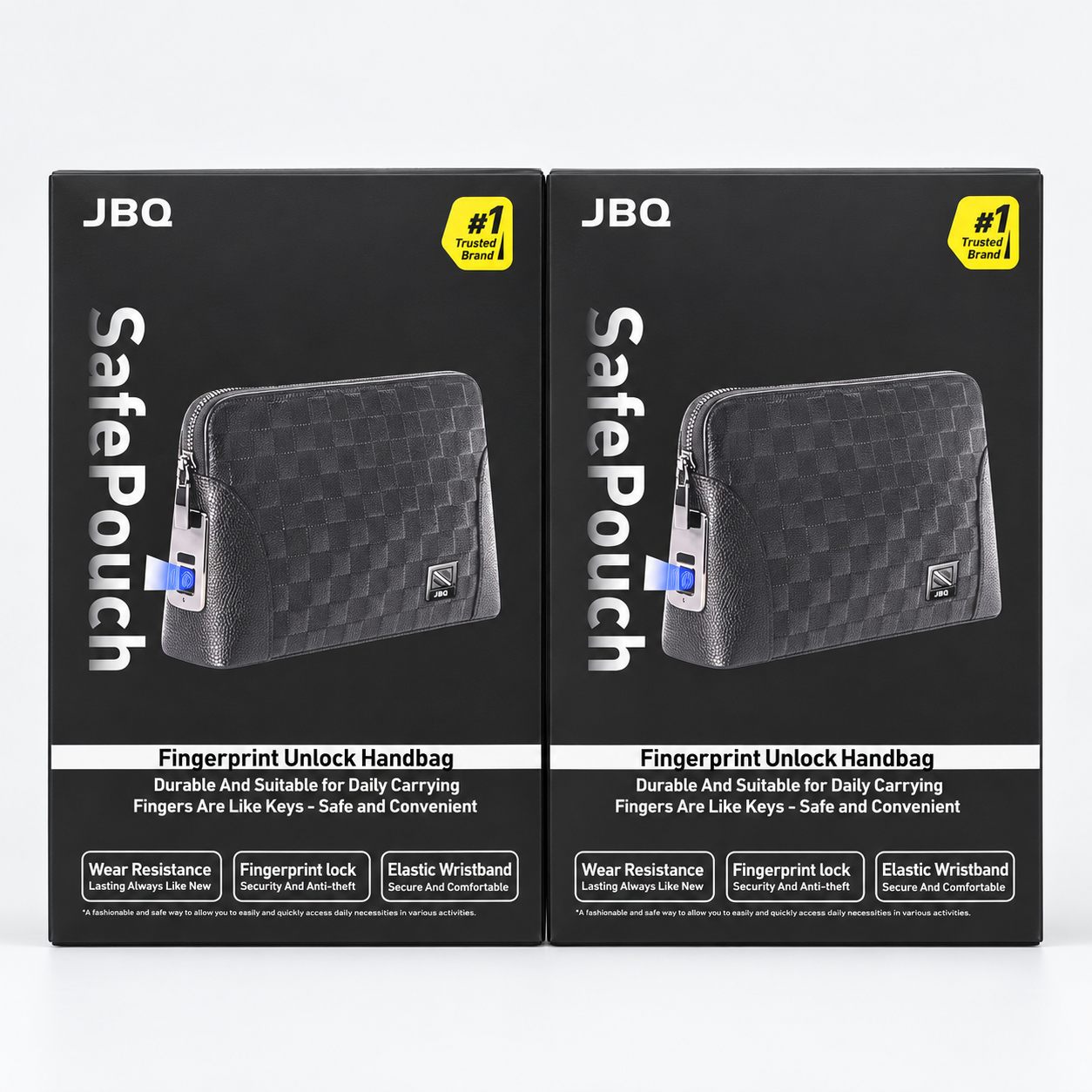 JBQ Fingerprint Unlock Wrist Bag
