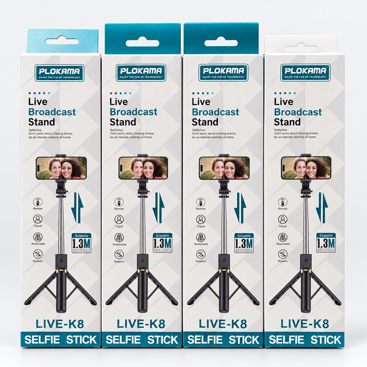 Plokama Live K8 Multifunctional Selfie Stick Tripod