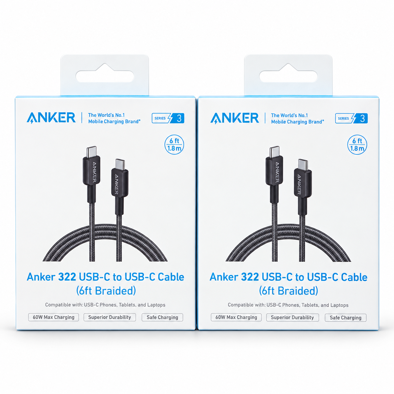 Anker 322 USB-C to USB-C Braided Cable 1.8m
