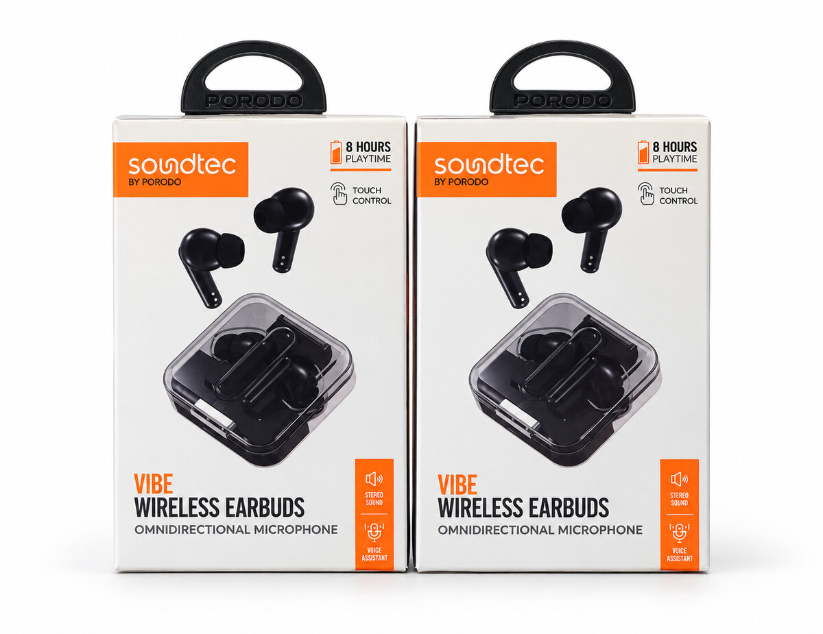 Porodo Soundtec Vibe True Wireless Earbuds