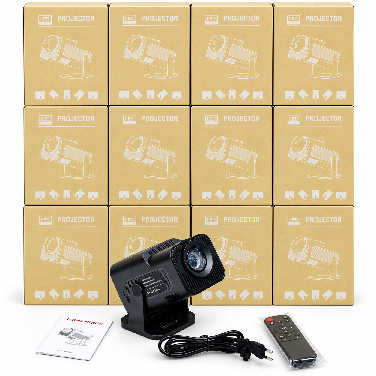 HY320 Mini 1080p Android Portable Projector