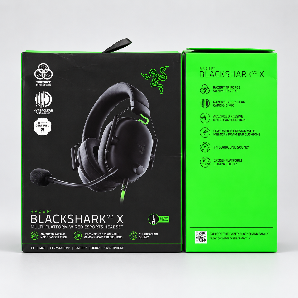 Razer BlackShark V2 X Wired Gaming Headset