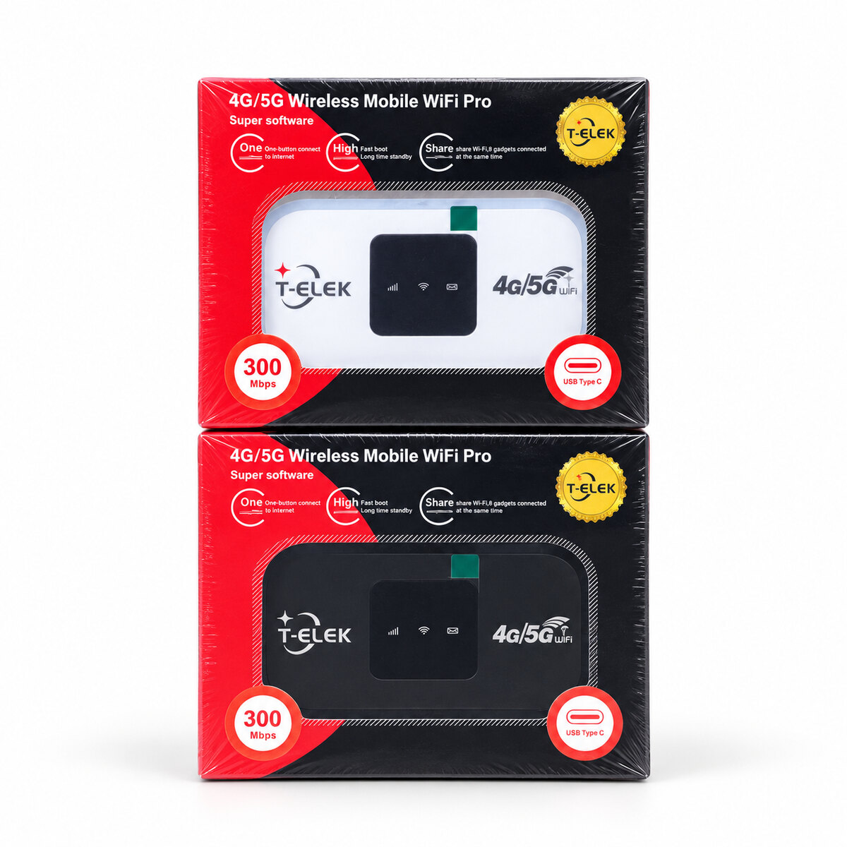 T-Elek 5G and 4G LTE Portable Wi-Fi 6 Router
