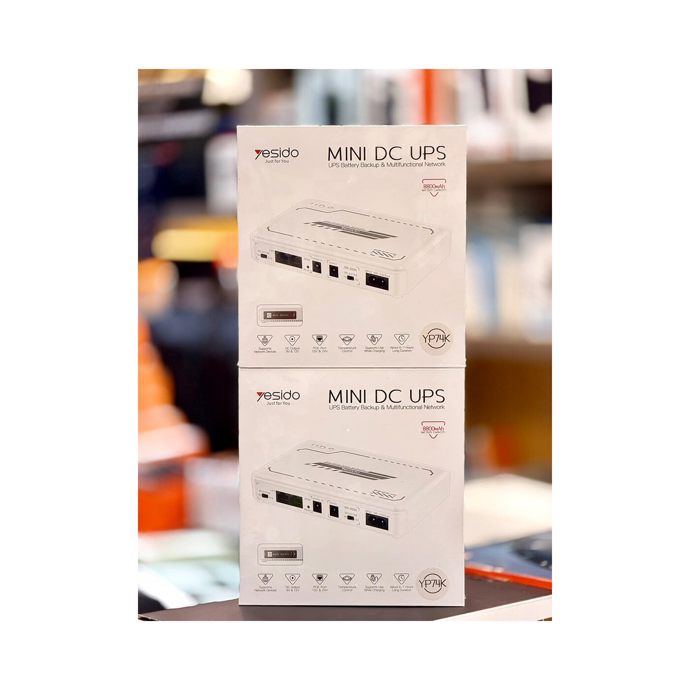 Yesido Mini DC UPS 8800mAh