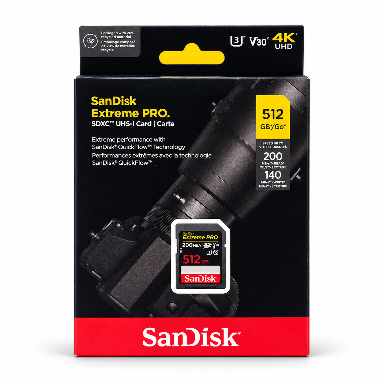 SanDisk Extreme Pro 512GB SDXC Memory Card