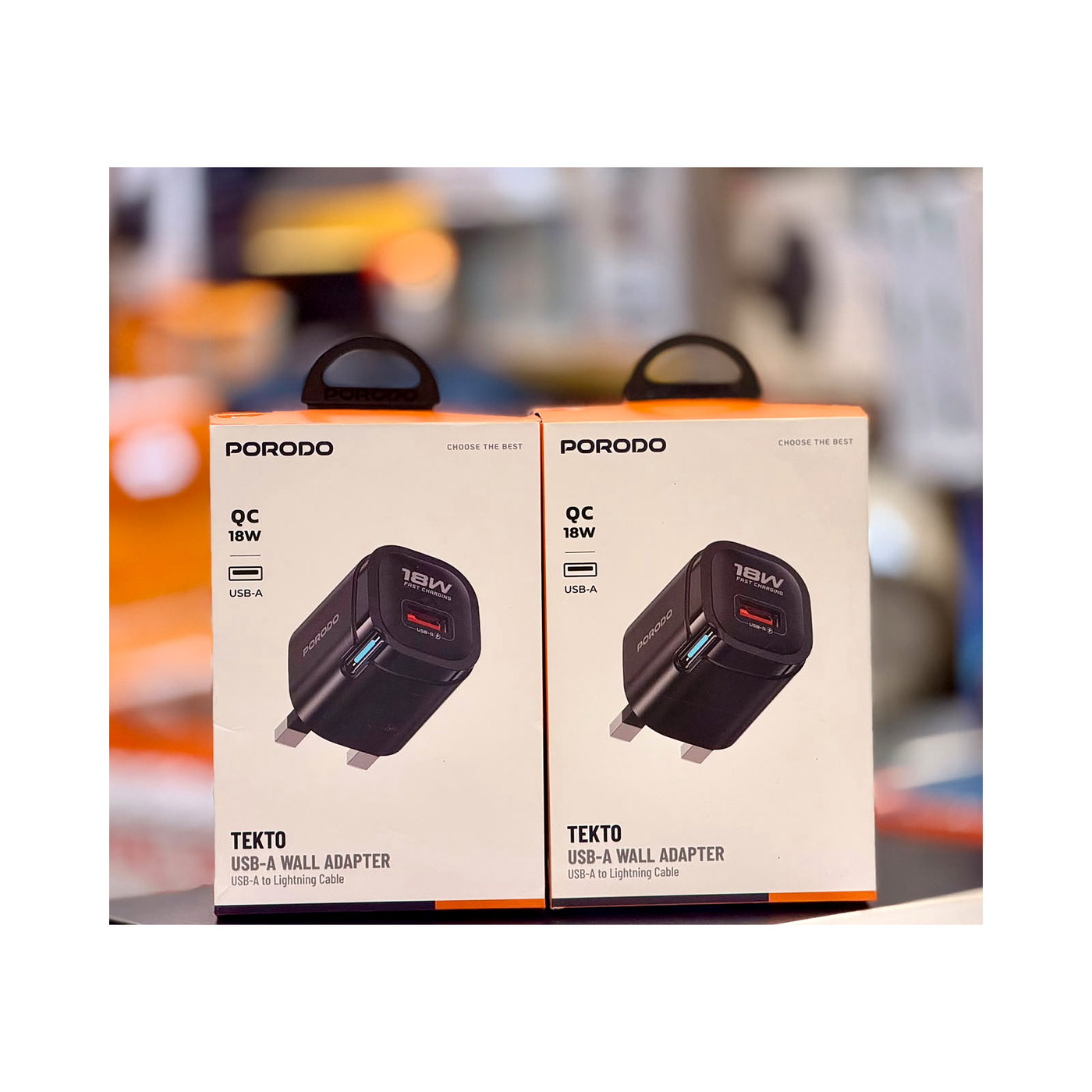 Porodo Tekto 18W Turbo USB-A Wall Charger
