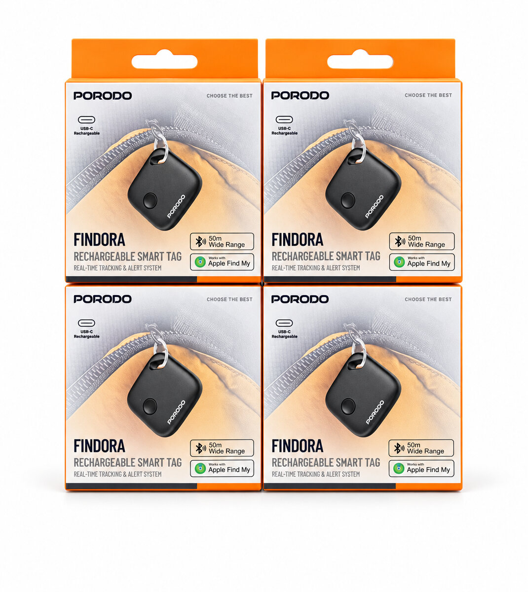 Porodo Findora Rechargeable Smart Tag