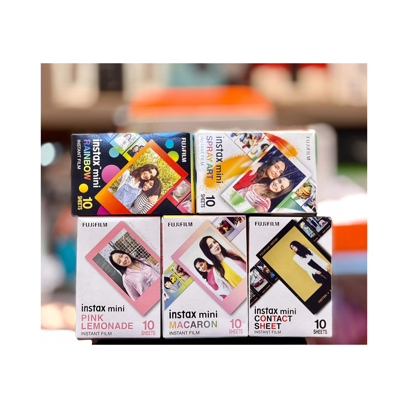 Fujifilm Instax Mini Film Colored Borders