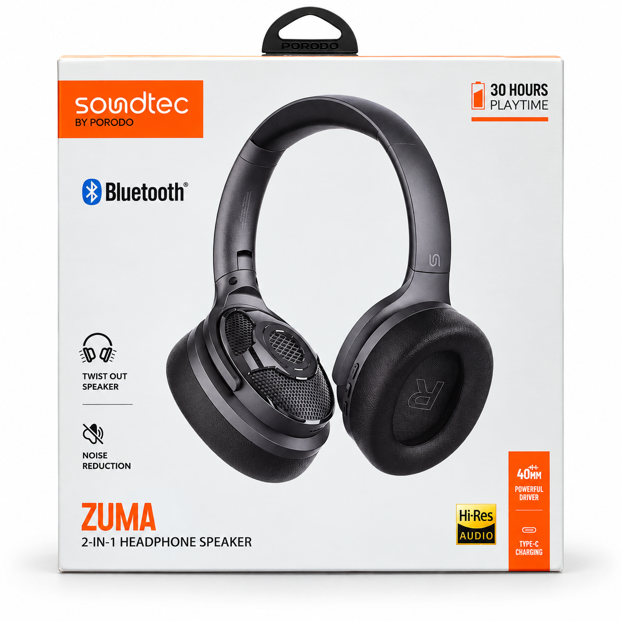 Soundtec Zuma 2-in-1 Bluetooth Headphones and Speaker