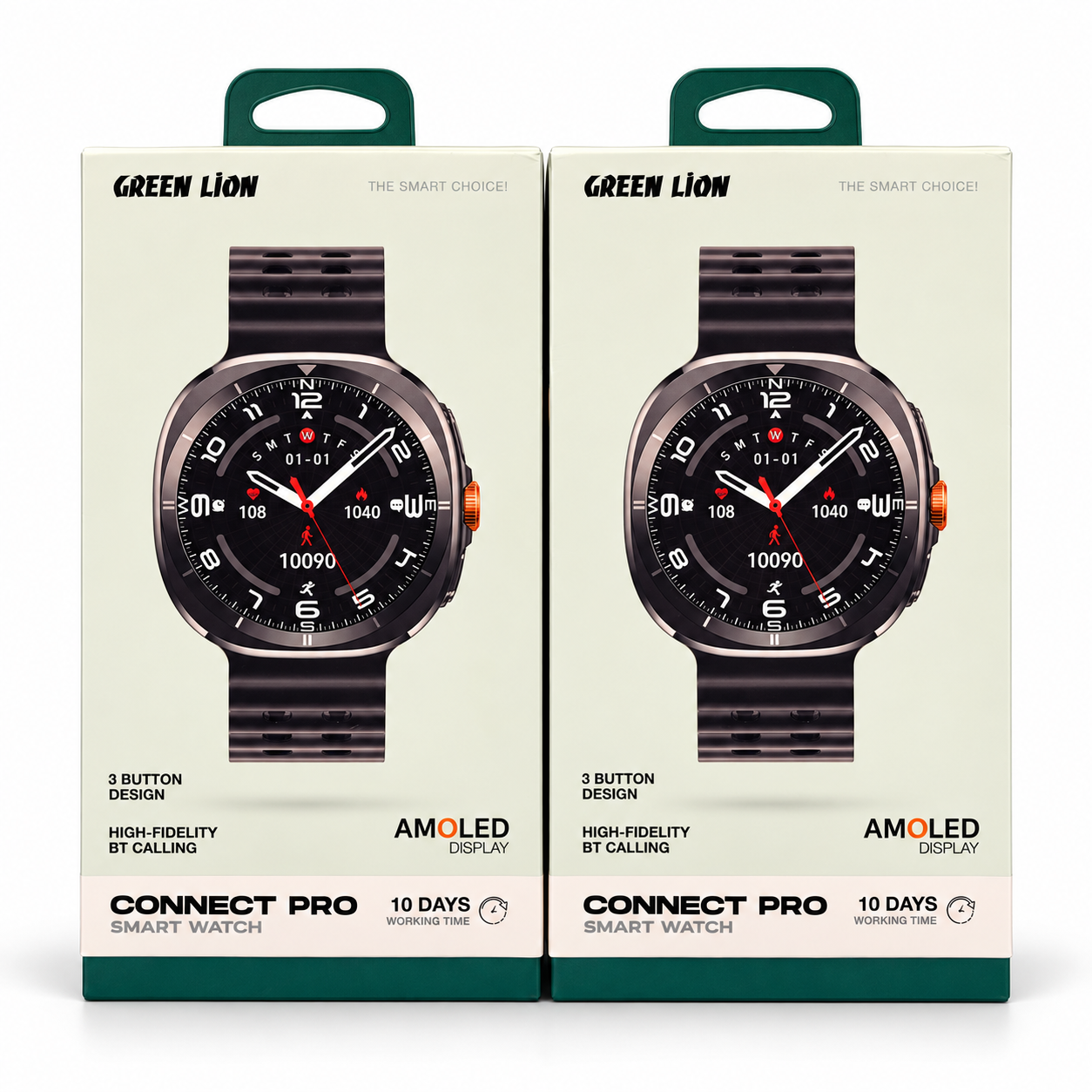 Green Lion Connect Pro Smart Watch with Always-On Display