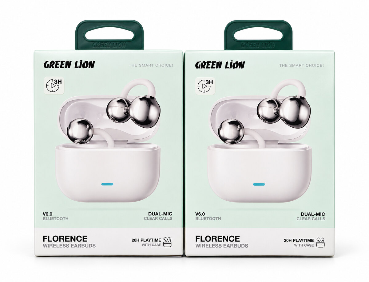 Green Lion Florence Clip-On True Wireless Earbuds