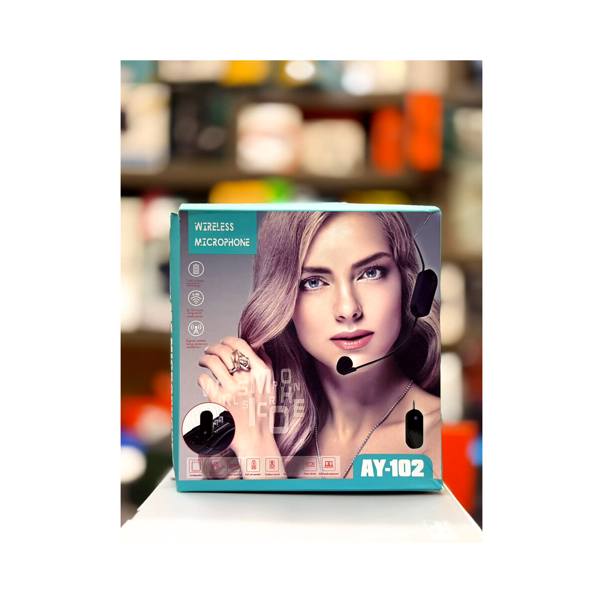AY102 Dual Headwear Wireless Microphone
