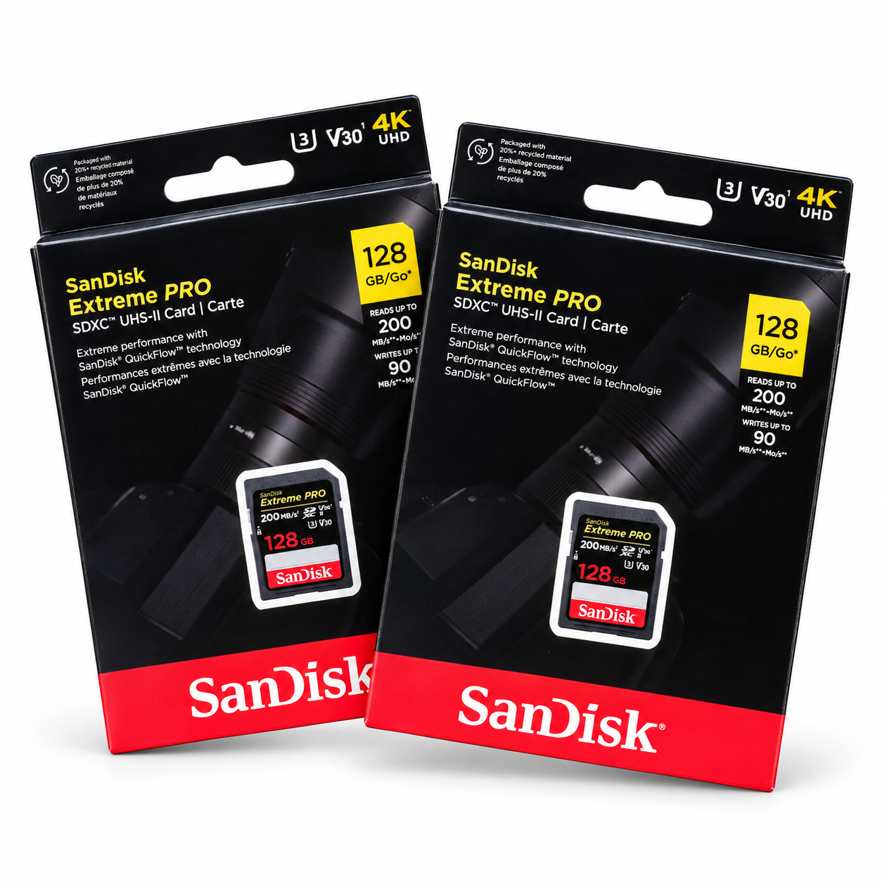 SanDisk Extreme Pro 128GB SDXC UHS-II Memory Card