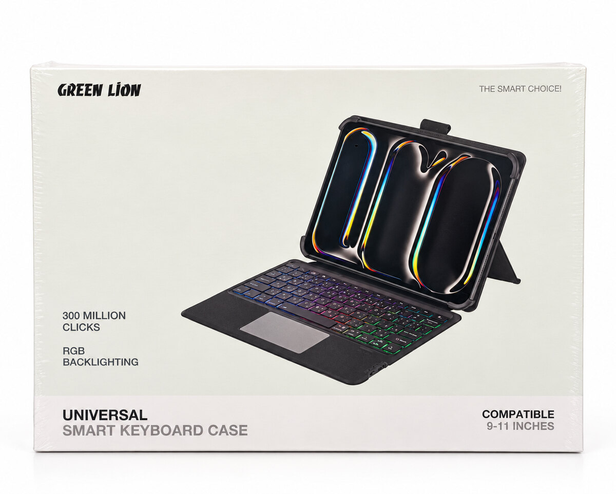 Green Lion Universal Smart Keyboard Case for 9–11 Inch Tablets