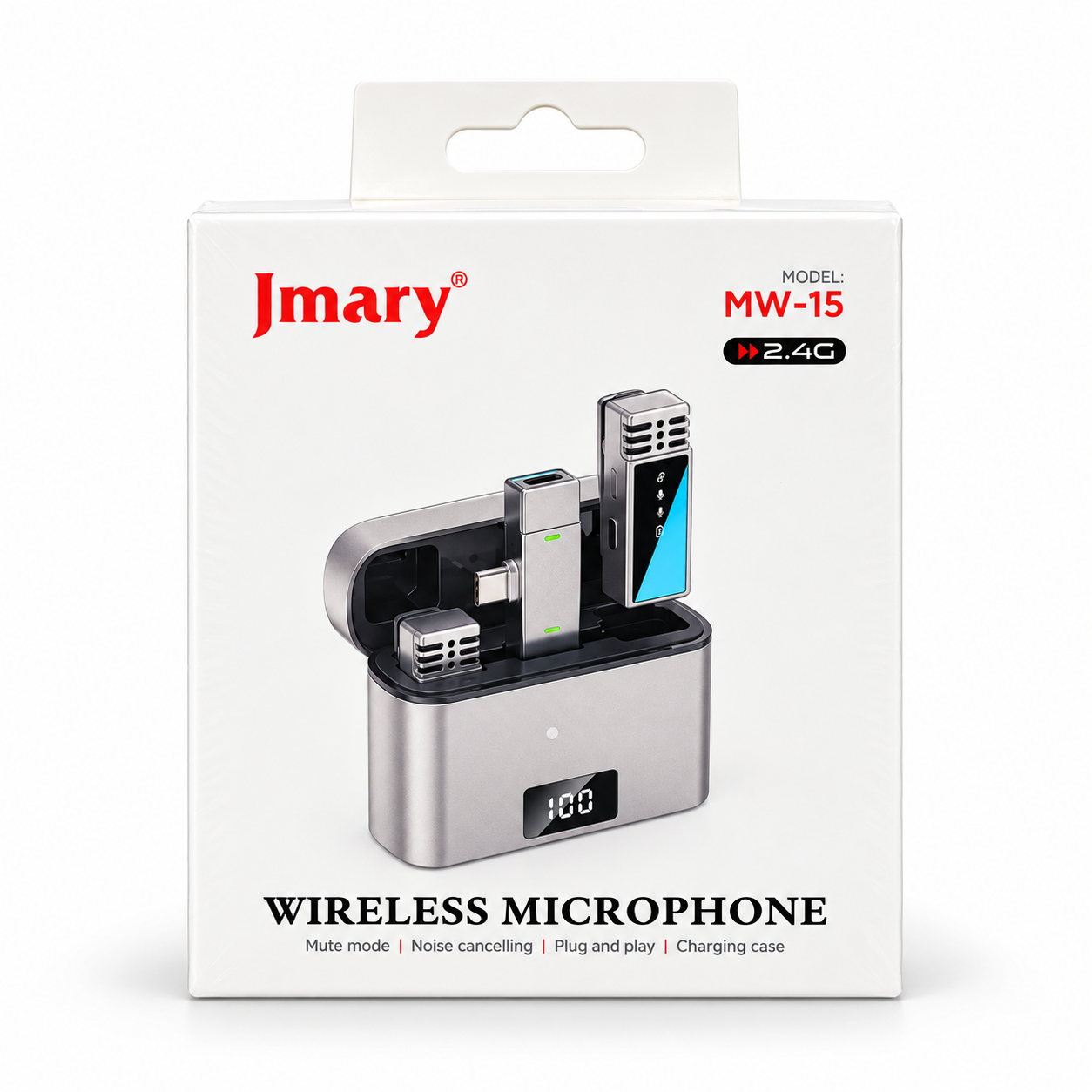 Jmary MW-15 Dual Wireless Lavalier Microphone